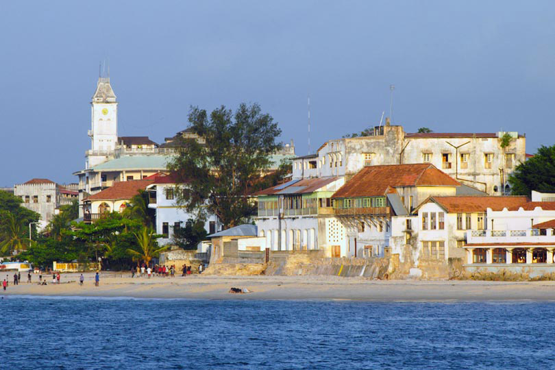 Stone Town Zanzibar became a flourishing &lt;p&gt;trading centre in the 19th century. &lt;p&gt;The first stone houses we built in the 1830s.